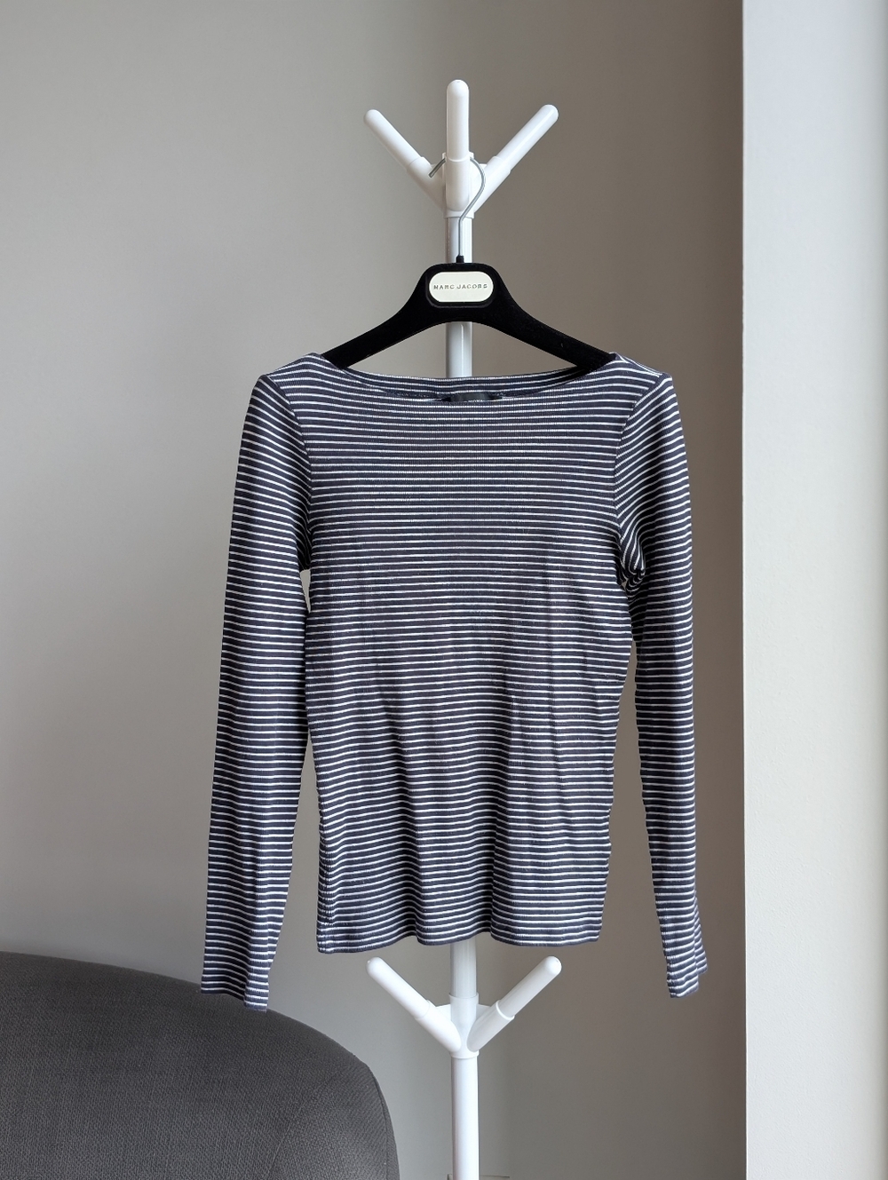Club Monaco Knit Striped Top